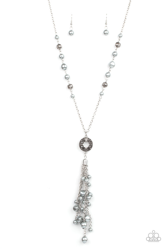Paparazzi Necklaces - Tasseled Treasure - Silver