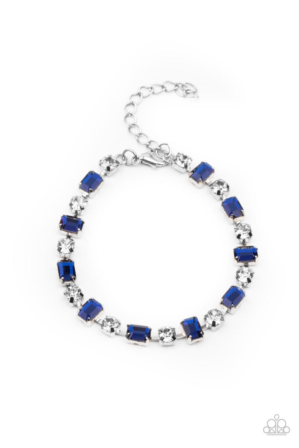 Paparazzi Bracelets - Out In Full Fierce - Blue