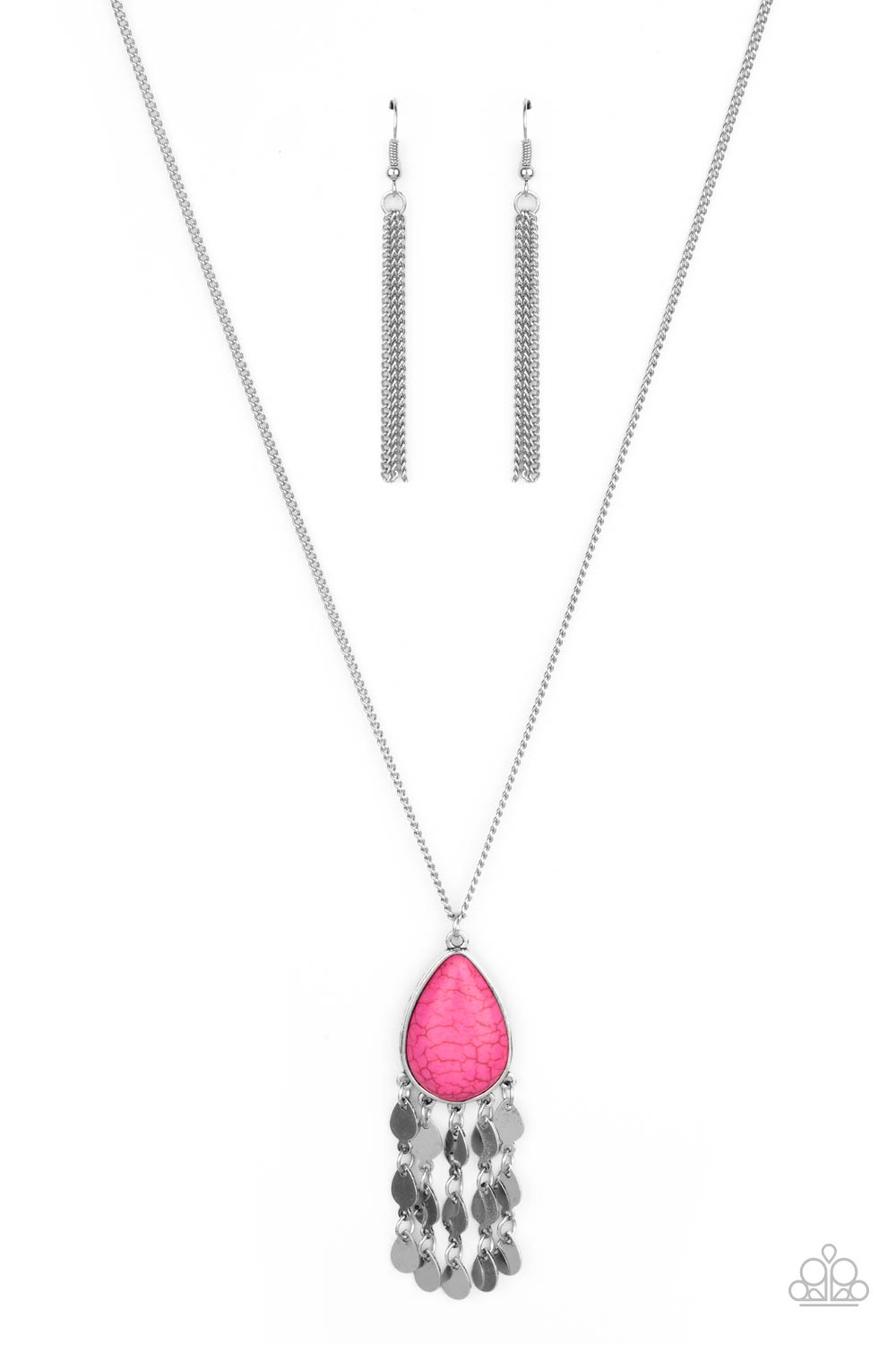 Paparazzi Necklaces - Musically Mojave - Pink