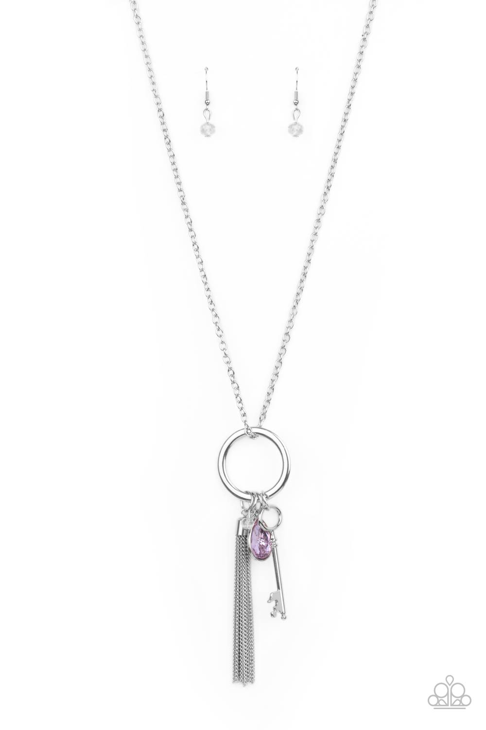 Paparazzi Necklaces - Unlock Your Sparkle - Purple