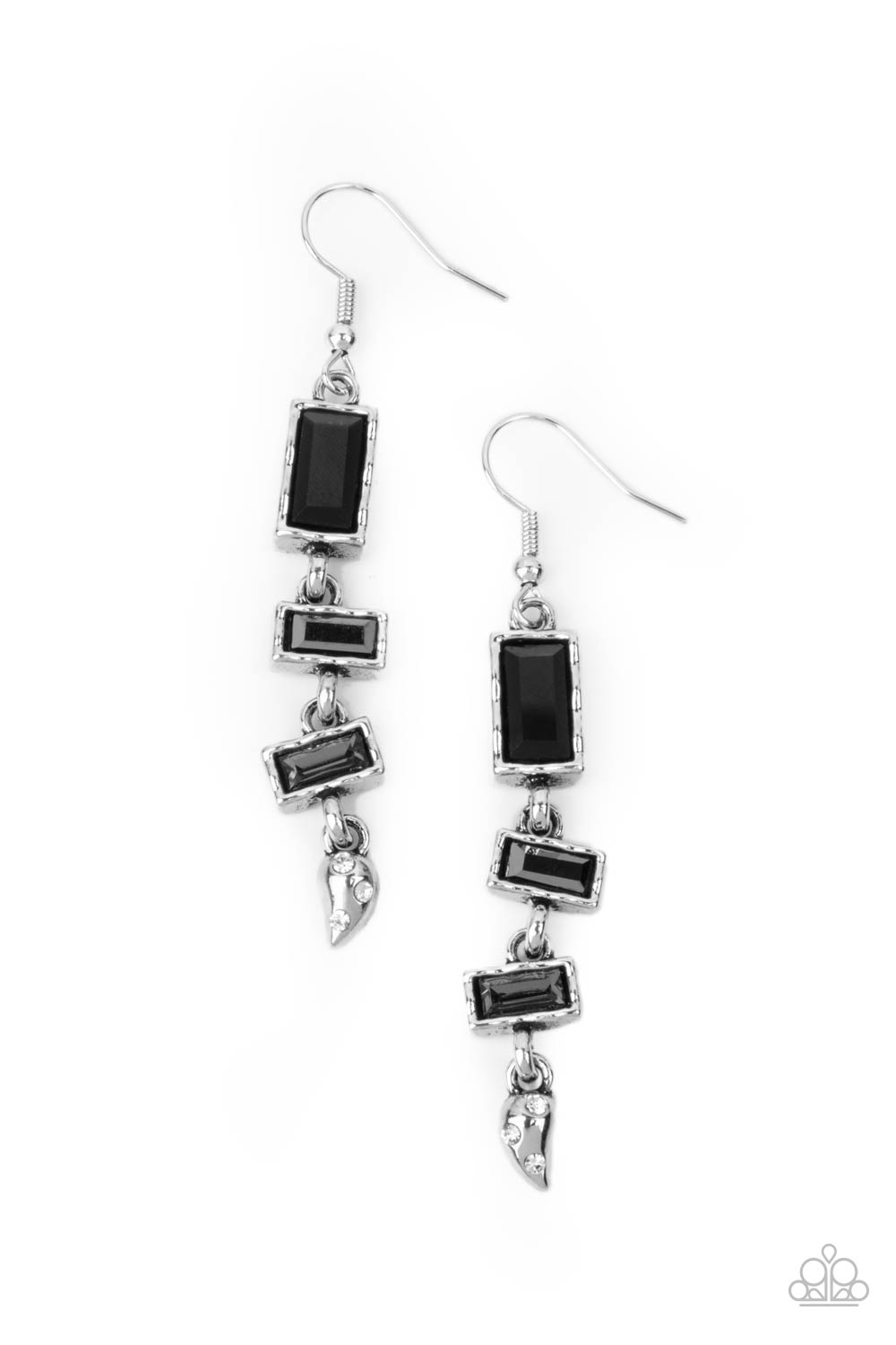 Paparazzi Earrings - Modern Day Artifact - Black
