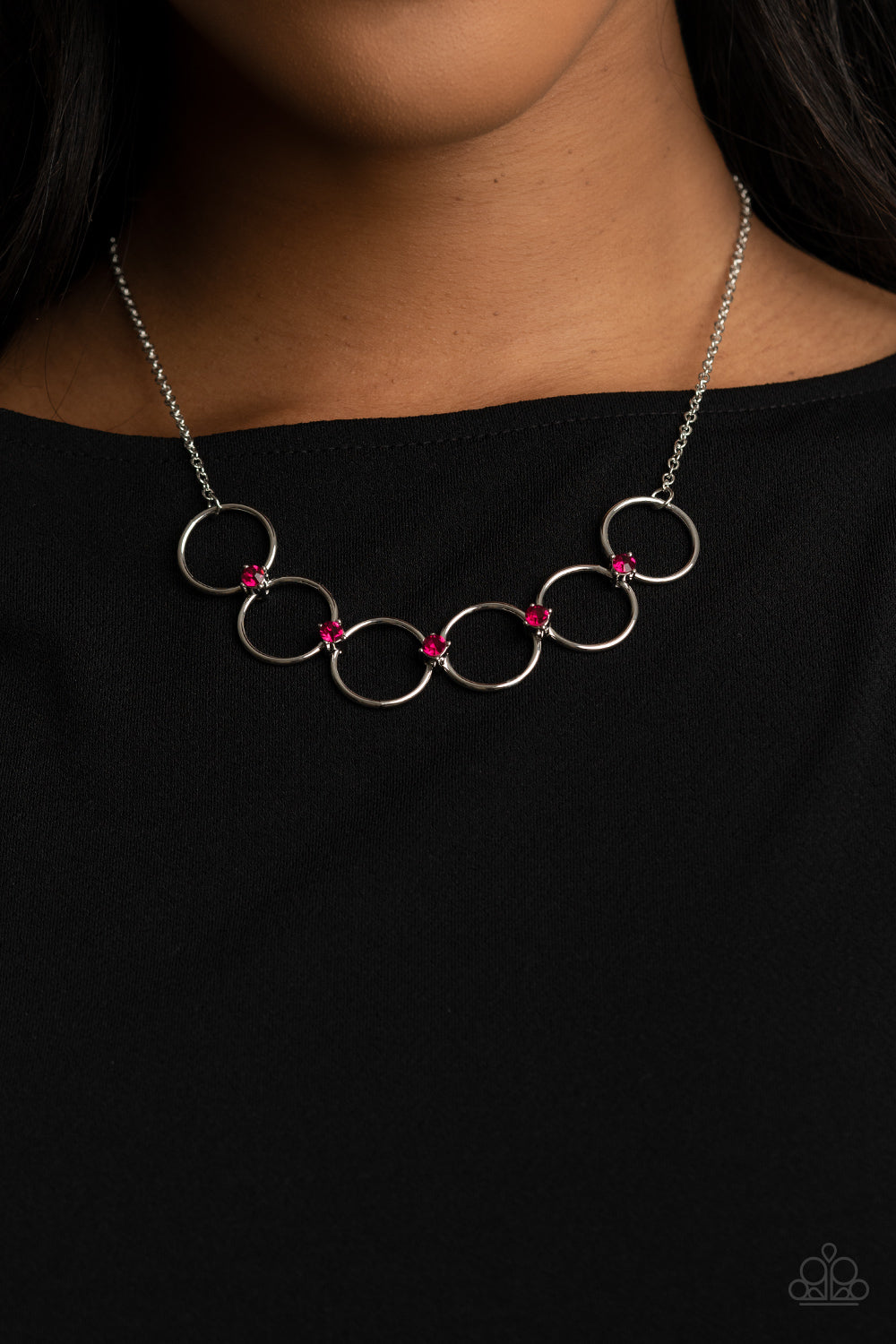 Paparazzi Necklaces - Regal Society - Pink