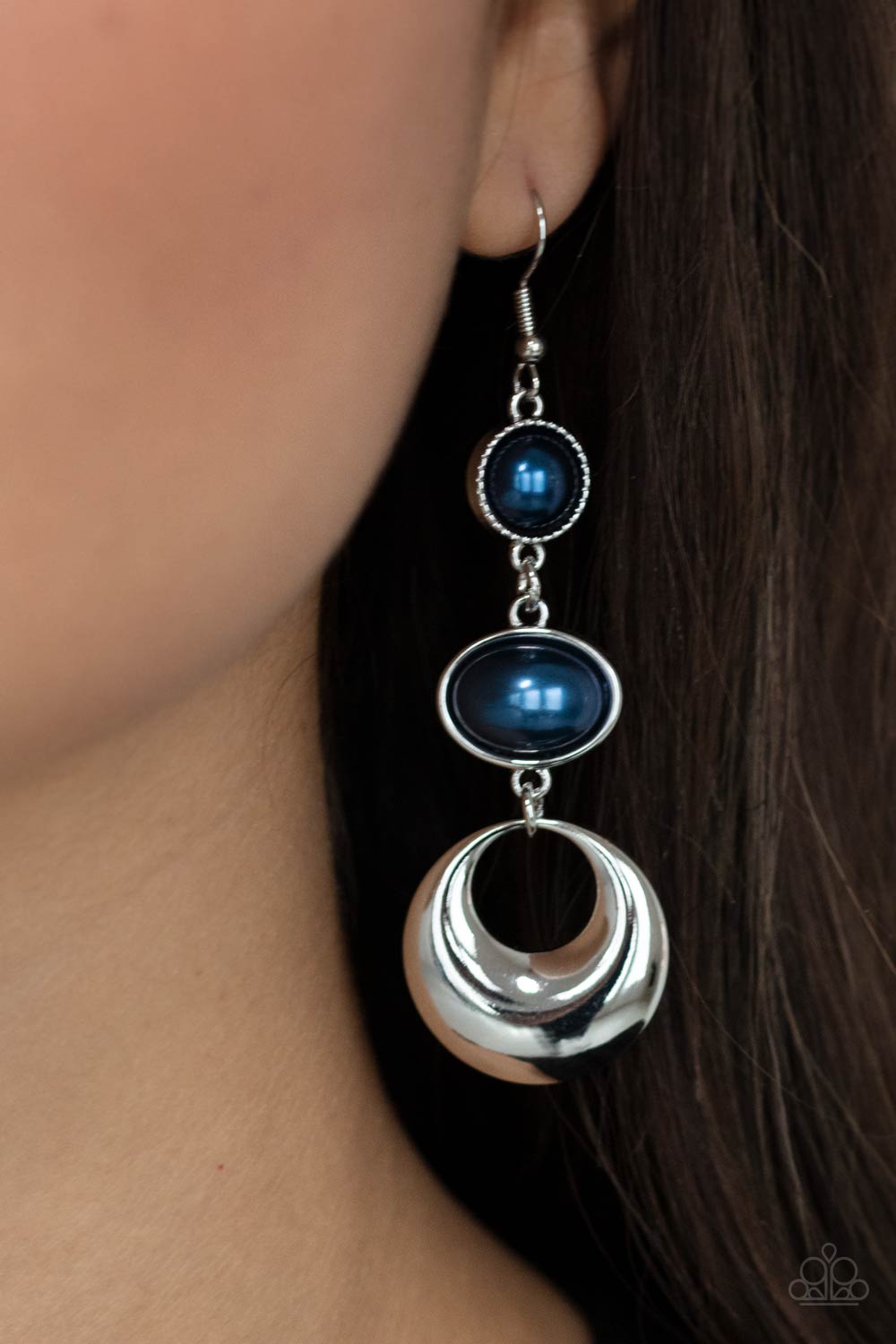 Paparazzi Earrings - Bubbling To The Surface - Blue