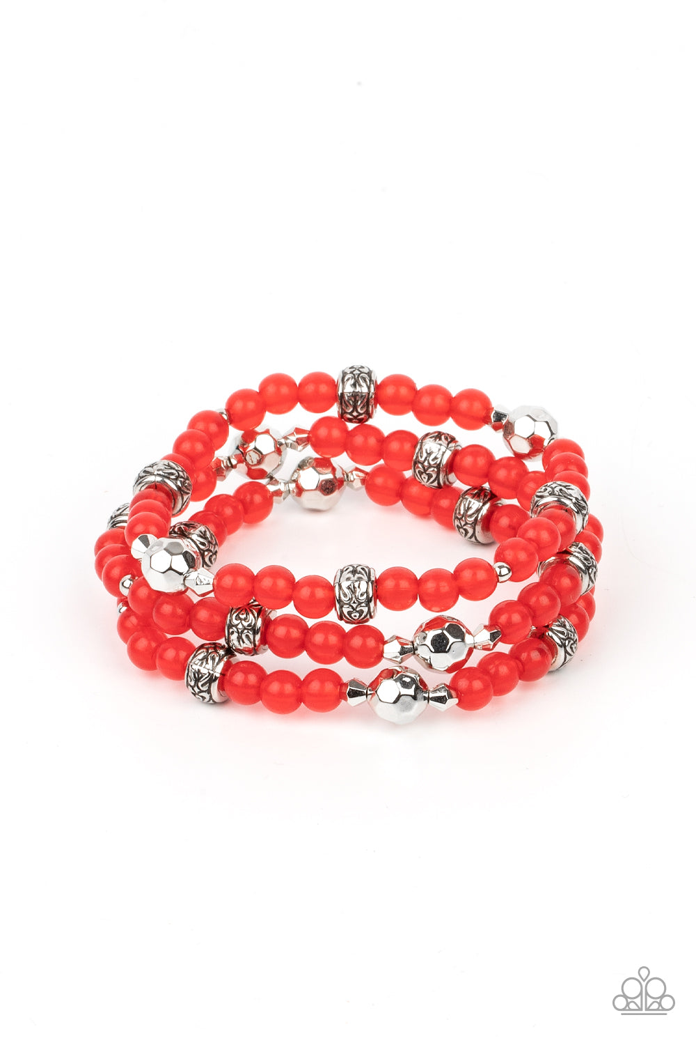 Paparazzi Bracelets - Here To Staycation - Red