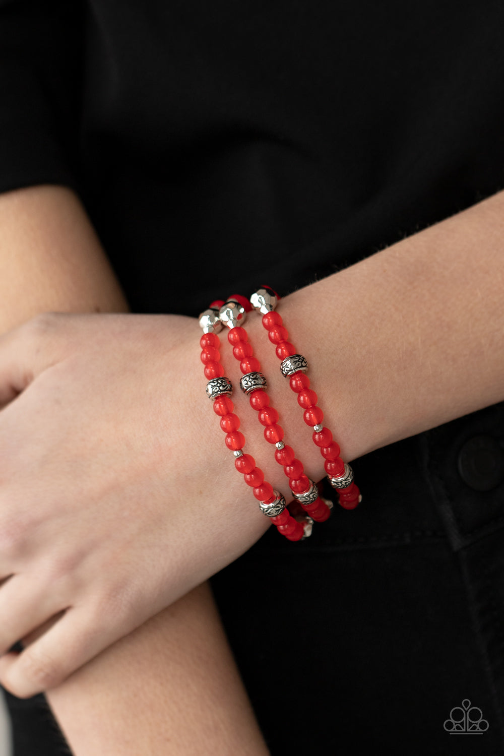 Paparazzi Bracelets - Here To Staycation - Red