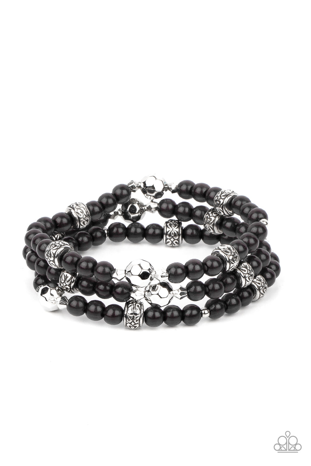 Paparazzi Bracelets - Here to Staycation - Black