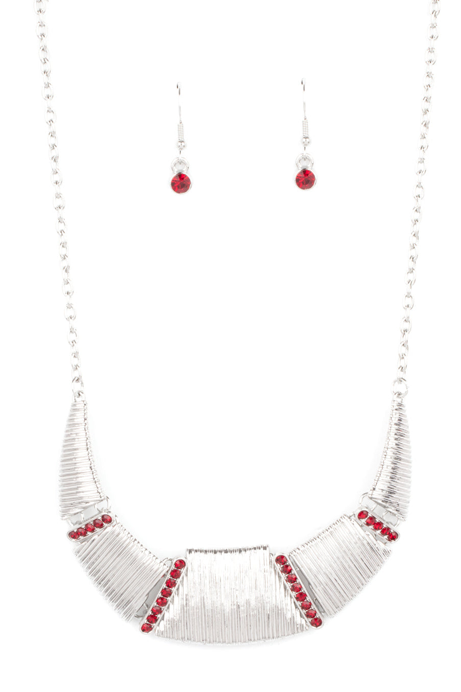 Paparazzi Necklaces - Going Through Phases - Red