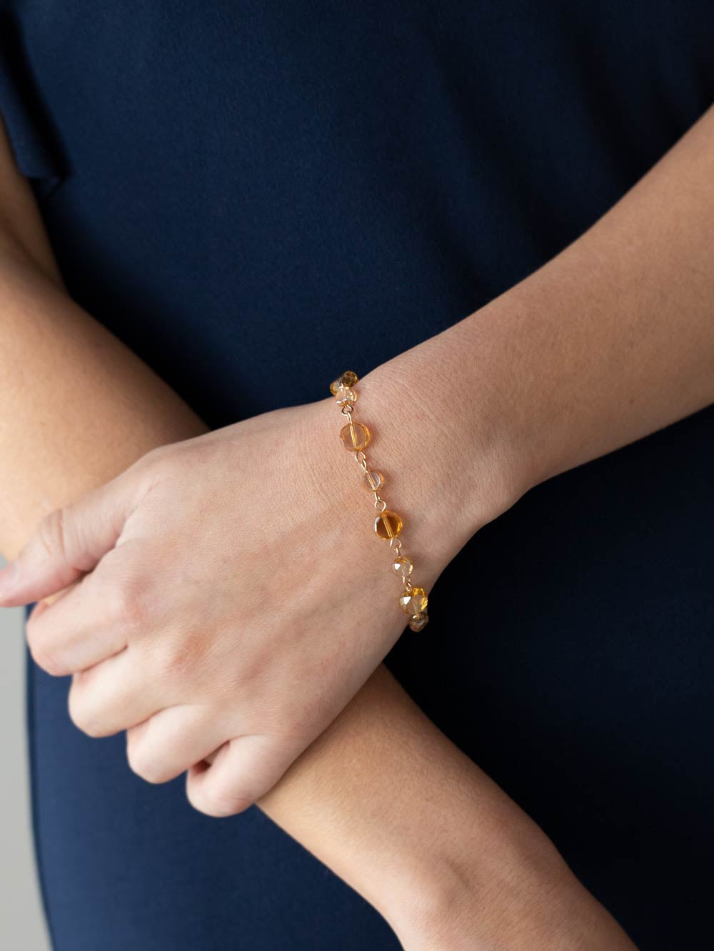 Paparazzi Bracelets - Colorfully Cosmic - Gold