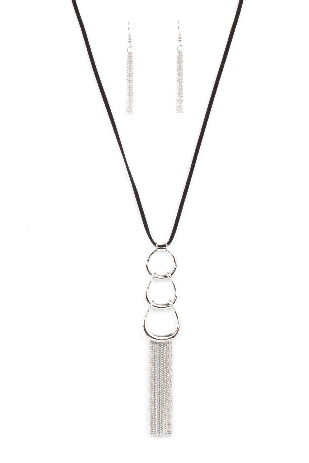 Paparazzi Necklaces - Industrial Conquest - Black