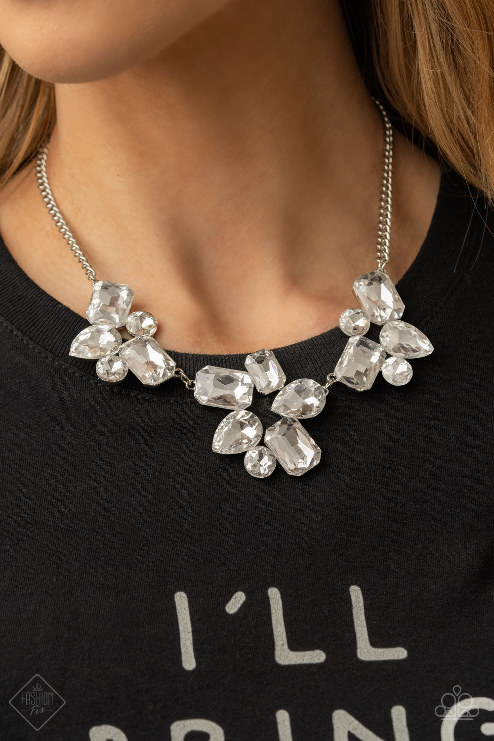 Paparazzi Necklaces - Galactic Goddess - White