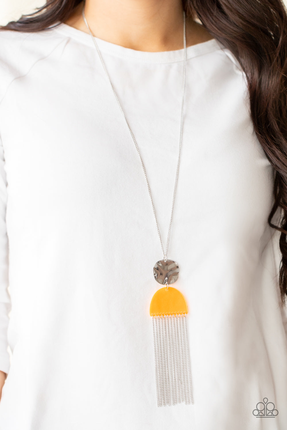Paparazzi Necklaces - Color Me Neon- Orange
