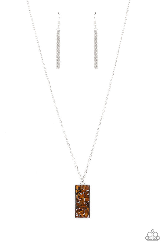 Paparazzi Necklaces - Retro Rock Collection - Brown