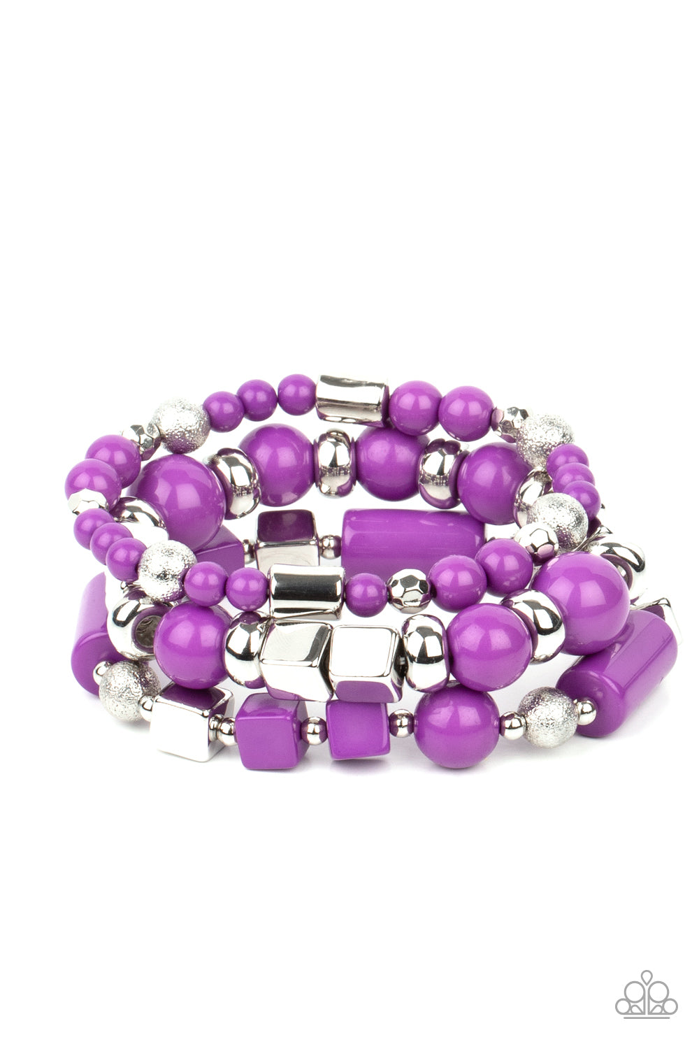 Paparazzi Bracelets - Perfectly Prismatic - Purple