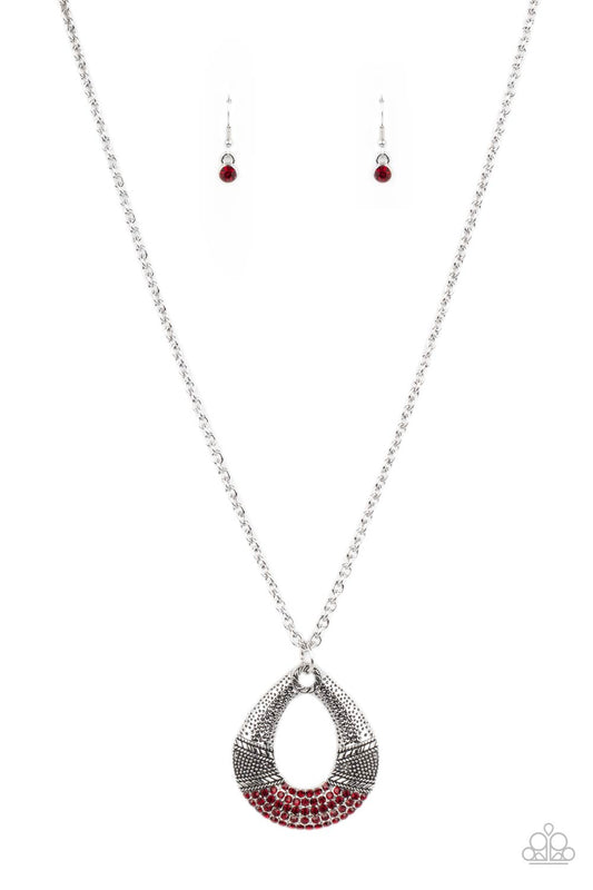 Paparazzi Necklaces - Glitz and Grind - Red
