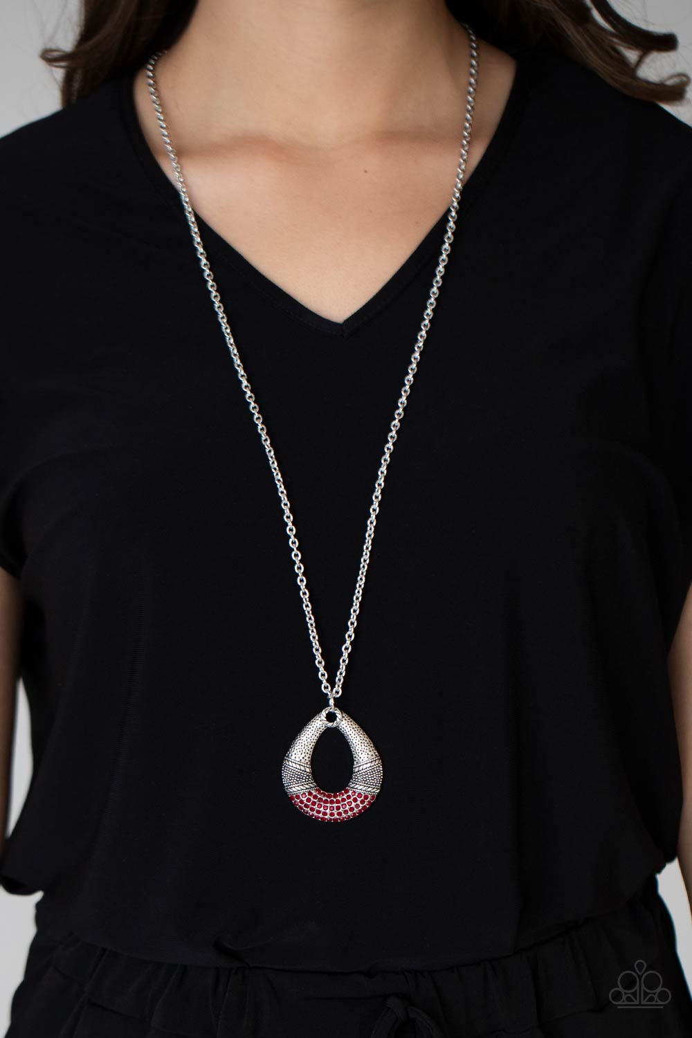 Paparazzi Necklaces - Glitz and Grind - Red