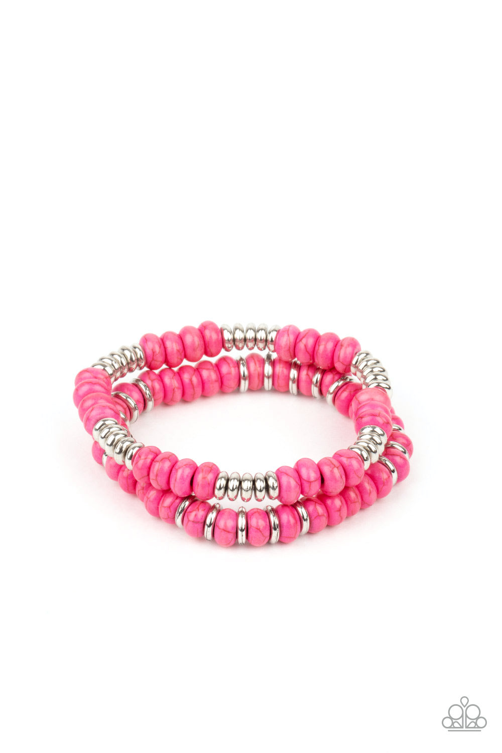 Paparazzi Bracelets - Desert Rainbow - Pink