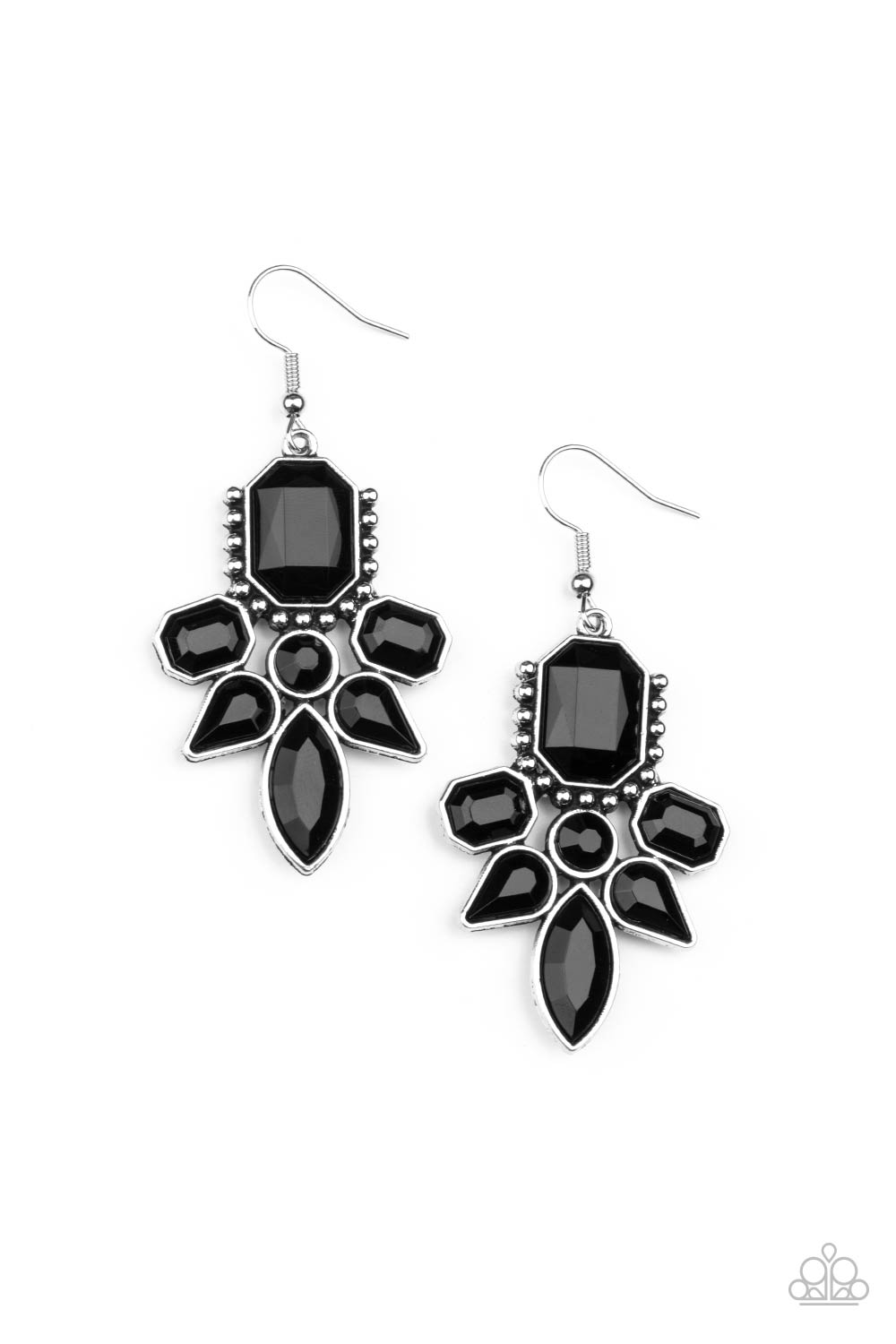 Paparazzi Earrings - Vacay Vixen - Black