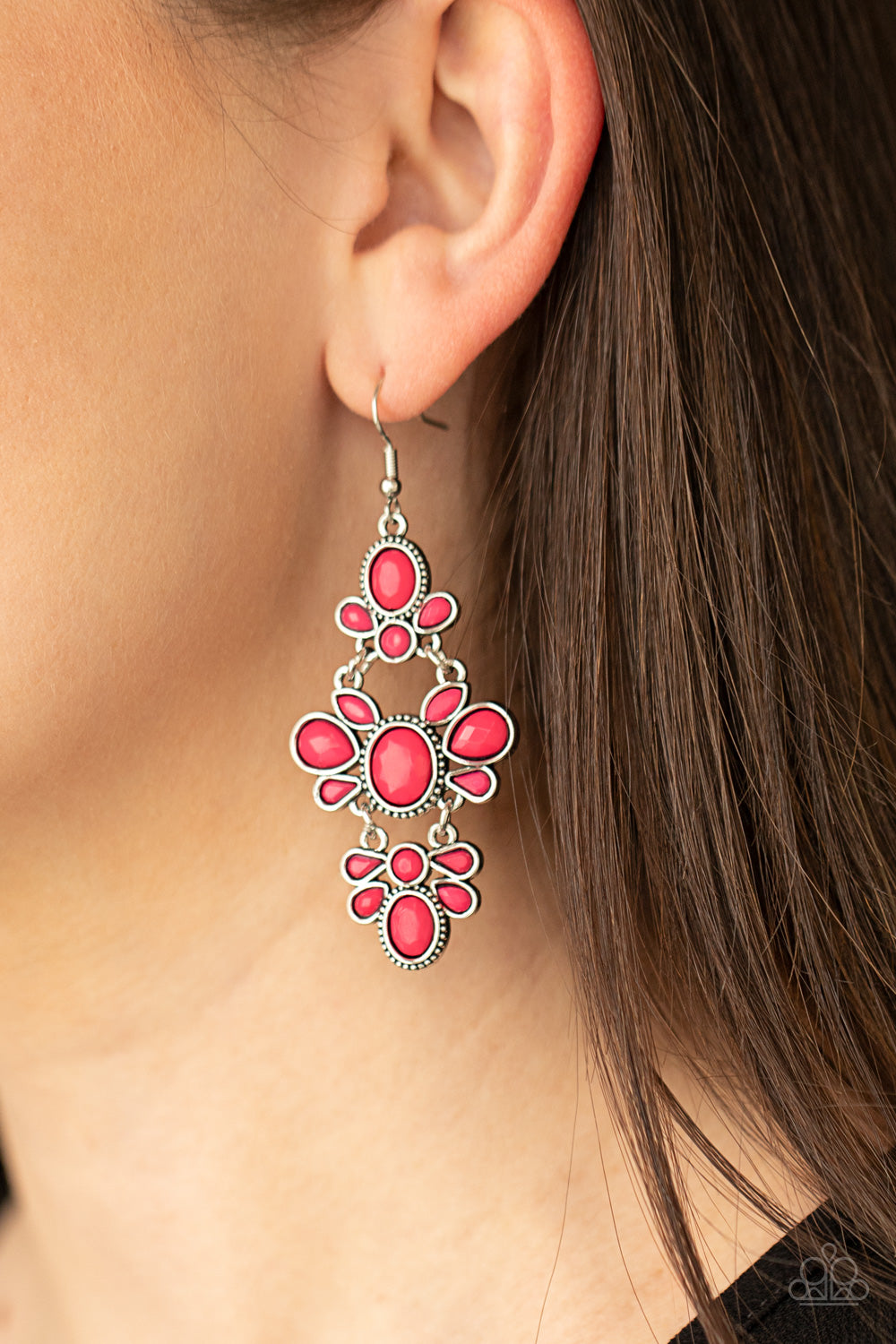 Paparazzi Earrings - Vacay The Premises - Pink