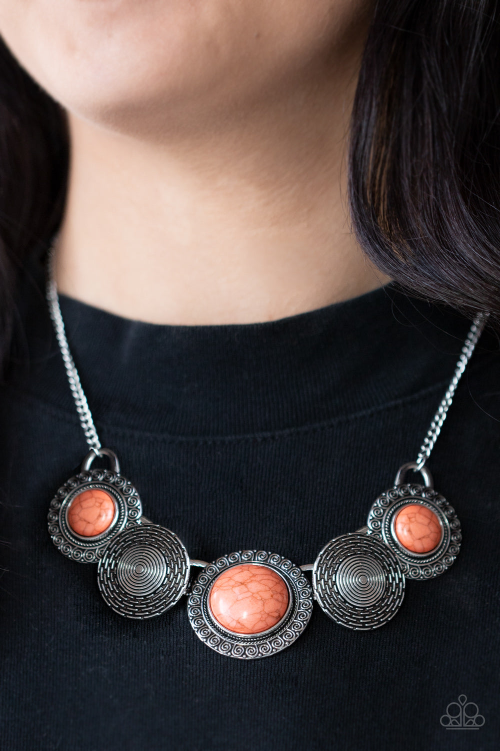 Paparazzi Necklaces - Canyon Cottage - Orange