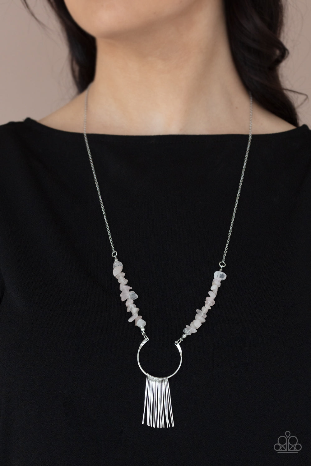 Paparazzi Necklaces - With Your Art and Soul - Pink