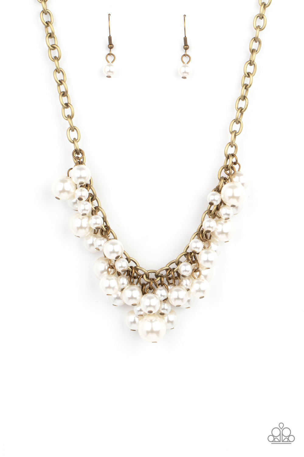 Paparazzi Necklaces - Down For The Countess - Brass