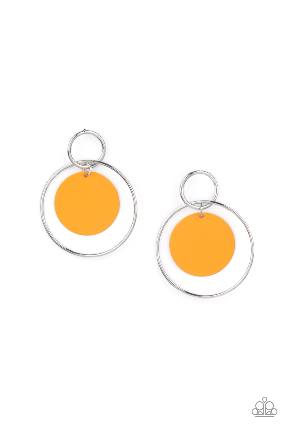 Paparazzi Earrings - Pop, Look, and Listen - Orange