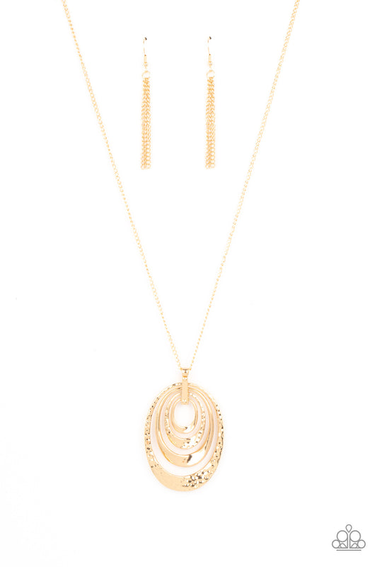 Paparazzi Necklaces - Smithsonian Spiral- Gold