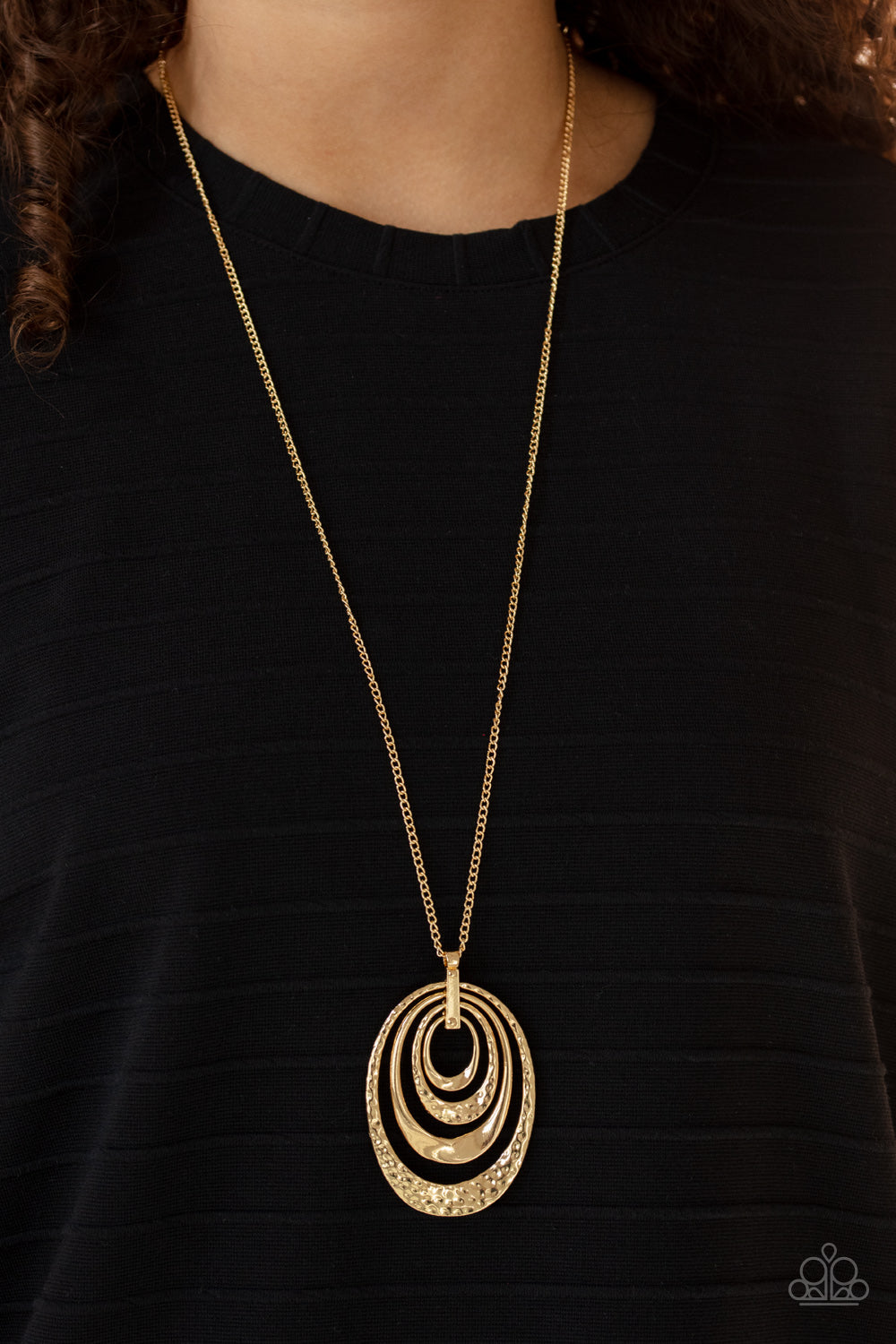 Paparazzi Necklaces - Smithsonian Spiral- Gold