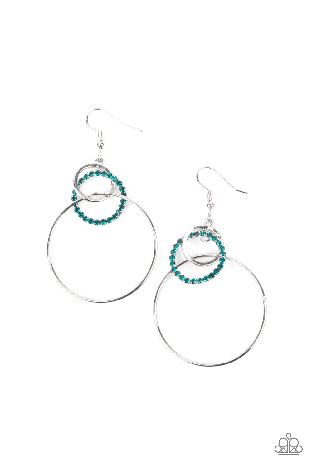 Paparazzi Earrings - In An Orderly Fashion - Blue