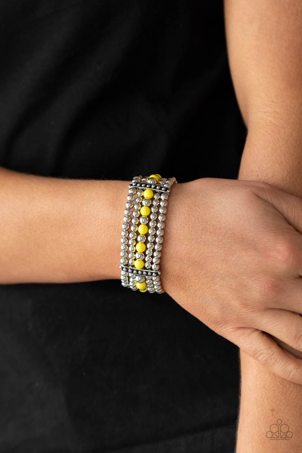 Paparazzi Bracelets - Gloss Over The Details - Yellow