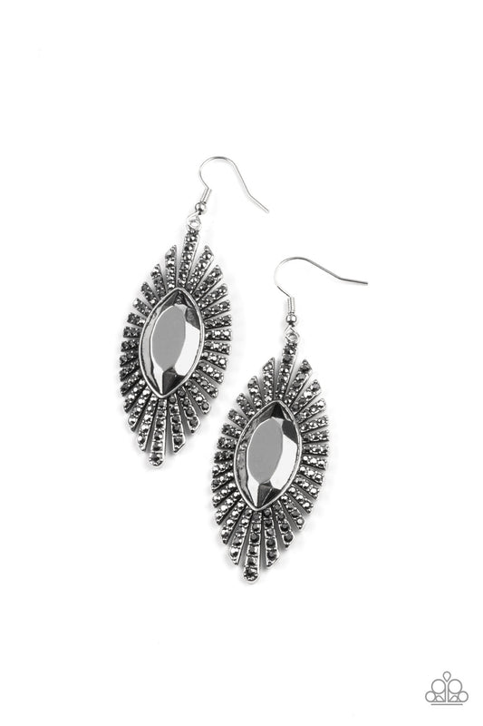 Paparazzi Earrings - Who Is The Fiercest Of Them All - Silver