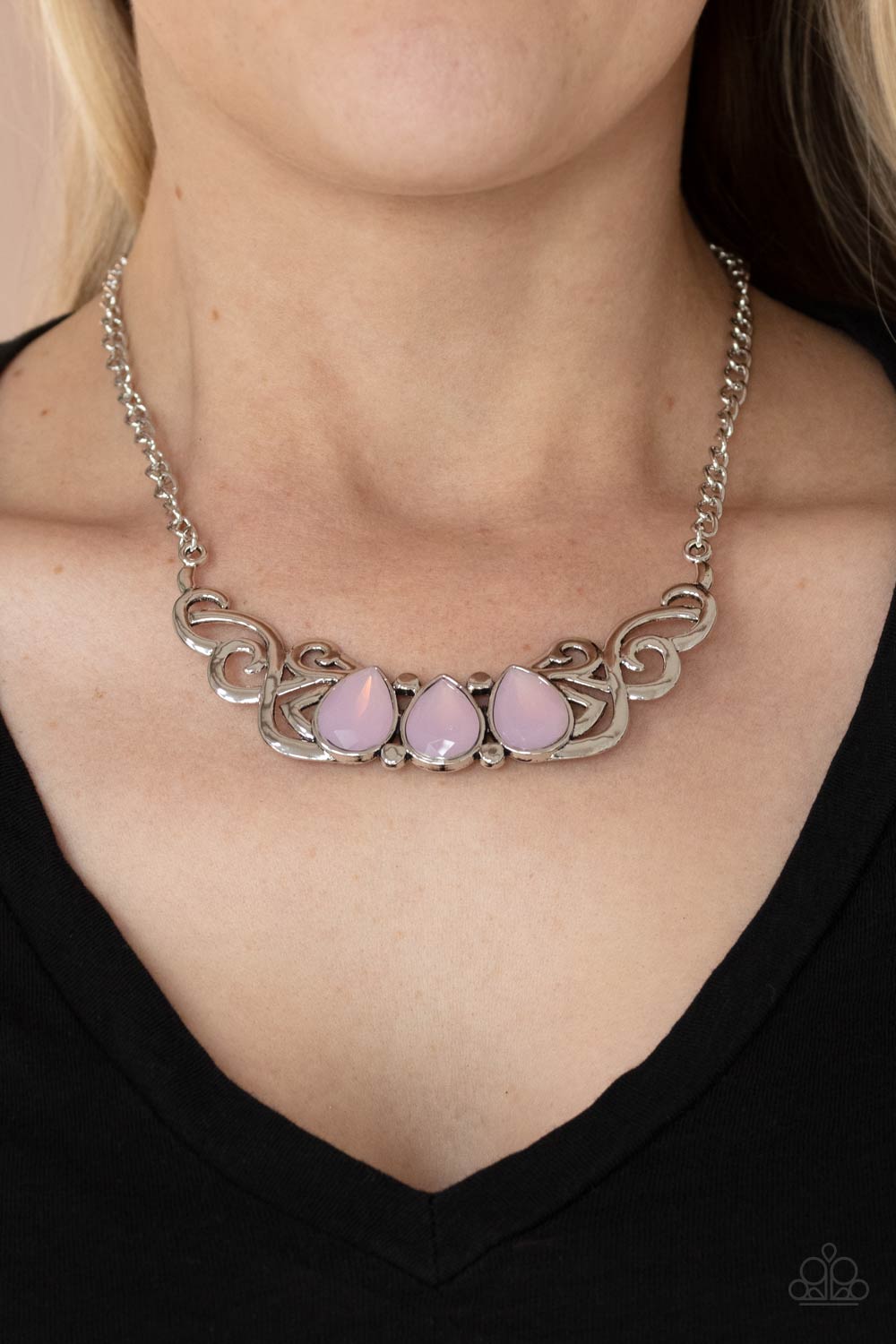 Paparazzi Necklaces - Heavenly Happenstance - Pink
