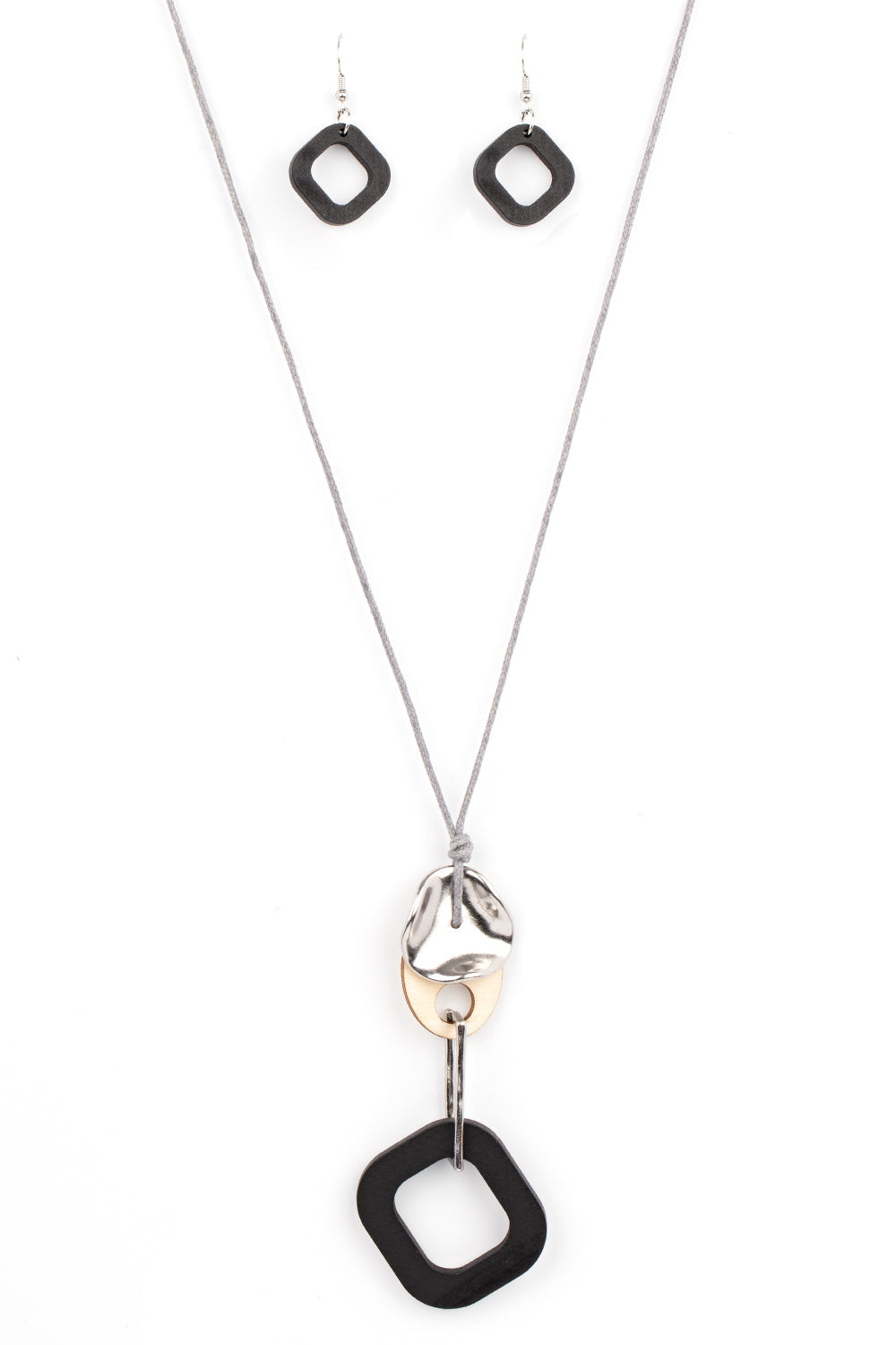 Paparazzi Necklaces - Top of The Wood Chain - Black