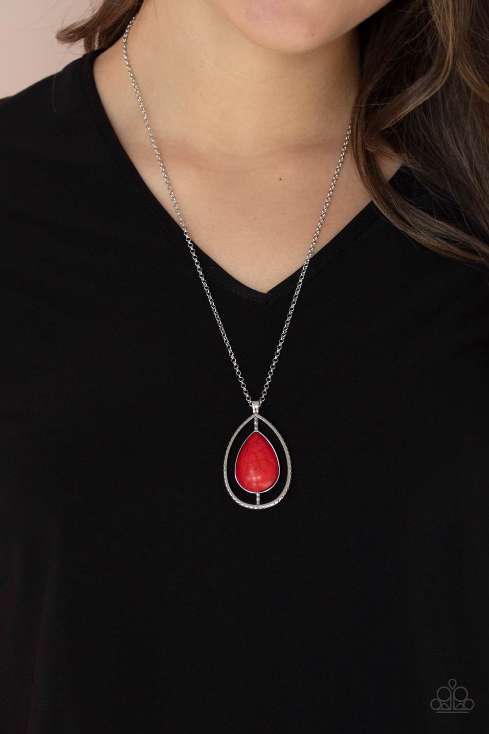 Paparazzi Necklaces - Here Today, Patagonia Tomorrow - Red