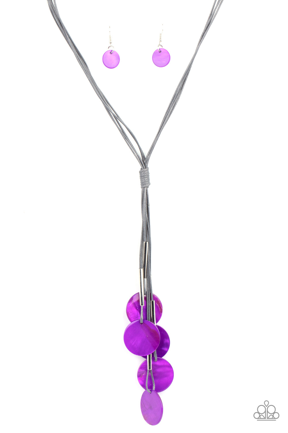 Paparazzi Necklaces - Tidal Tassels - Purple