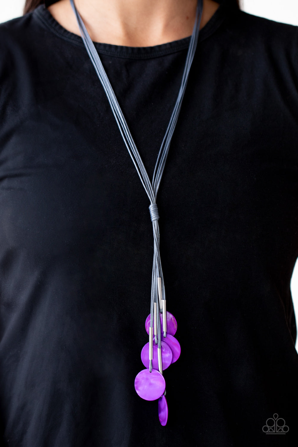 Paparazzi Necklaces - Tidal Tassels - Purple