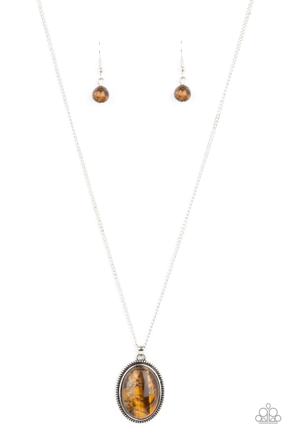 Paparazzi Necklaces - Tranquil Talisman - Brown