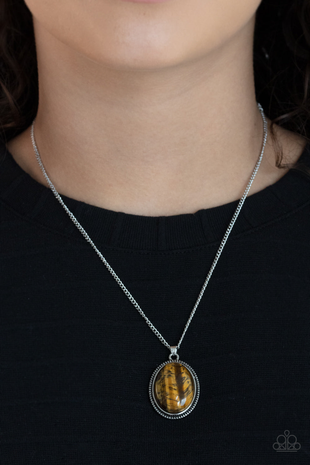 Paparazzi Necklaces - Tranquil Talisman - Brown
