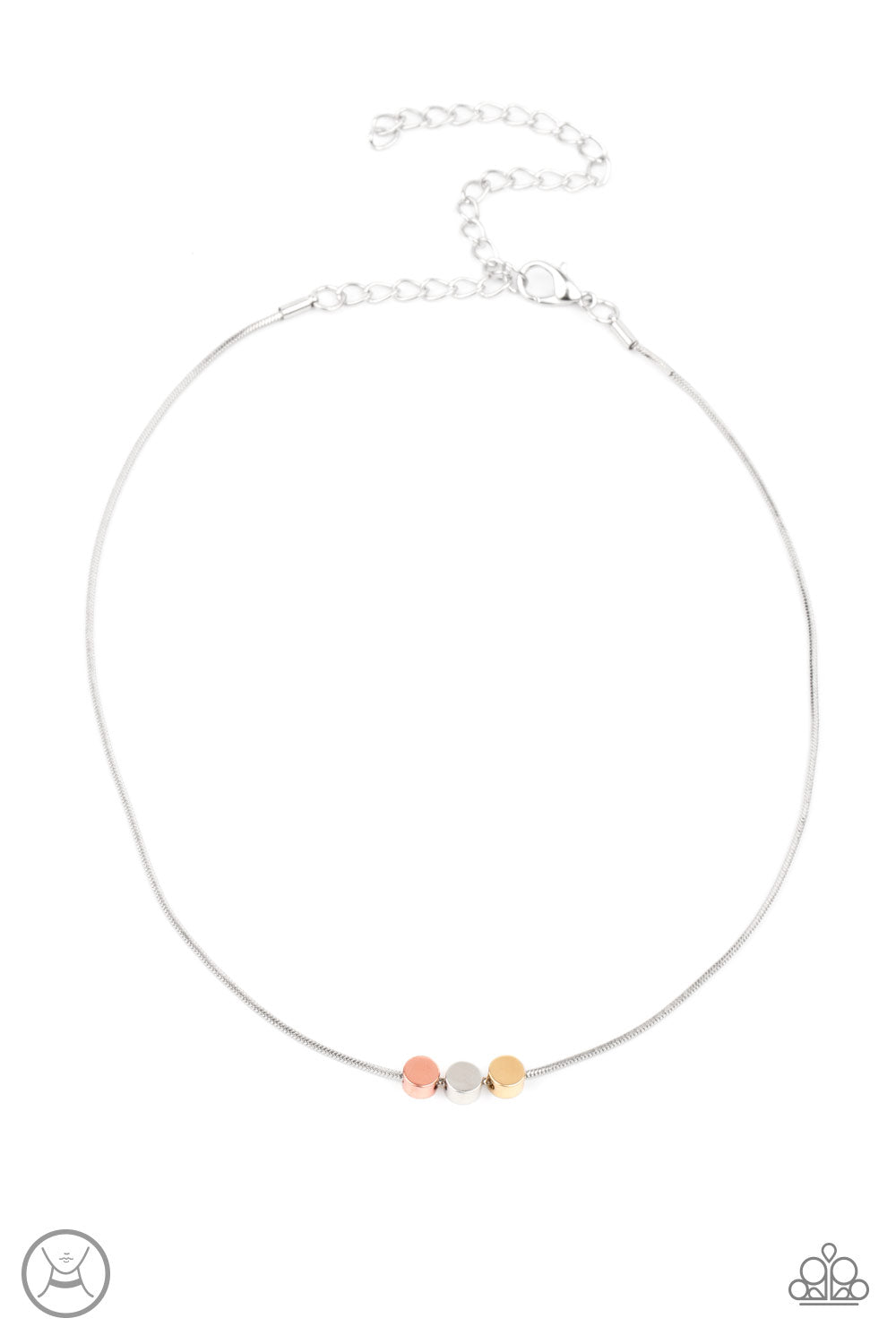 Paparazzi Necklaces - Dynamically Dainty - Multi Choker