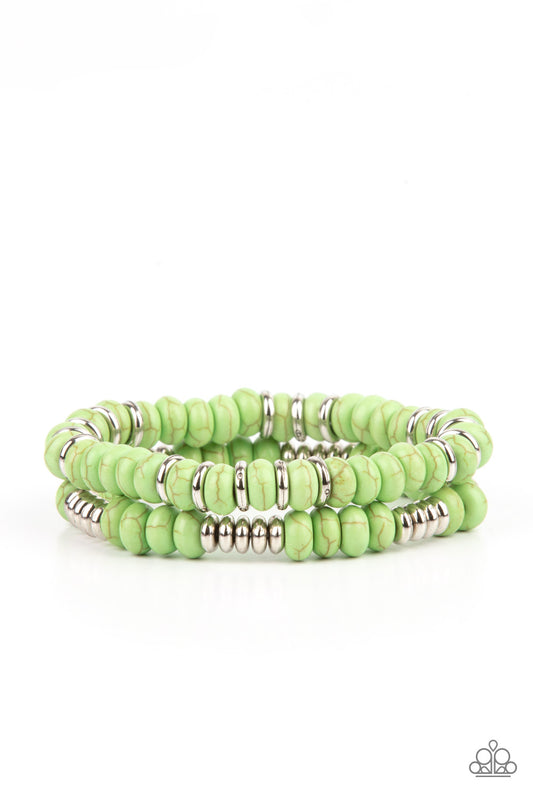 Paparazzi Bracelets -Desert Rainbow - Green