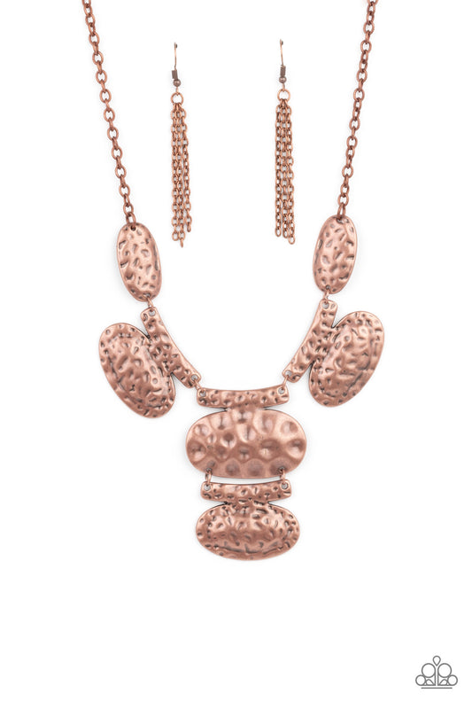 Paparazzi Necklaces - Gallery Relic - Copper