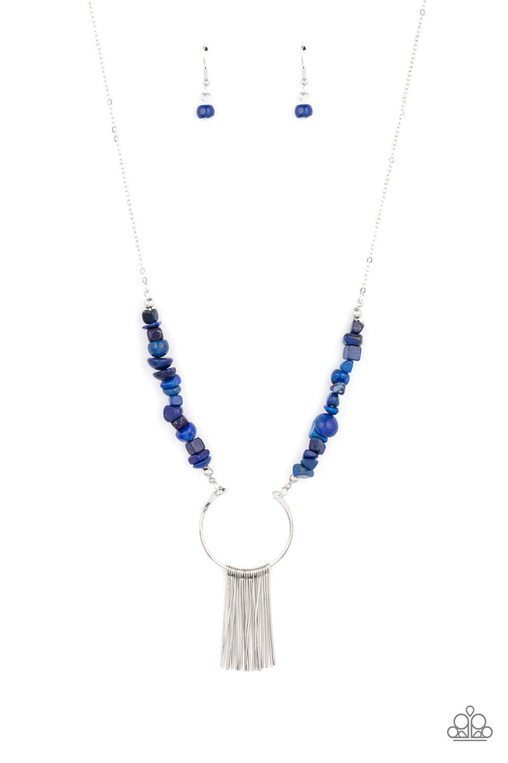 Paparazzi Necklaces - With Your Art and Soul - Blue