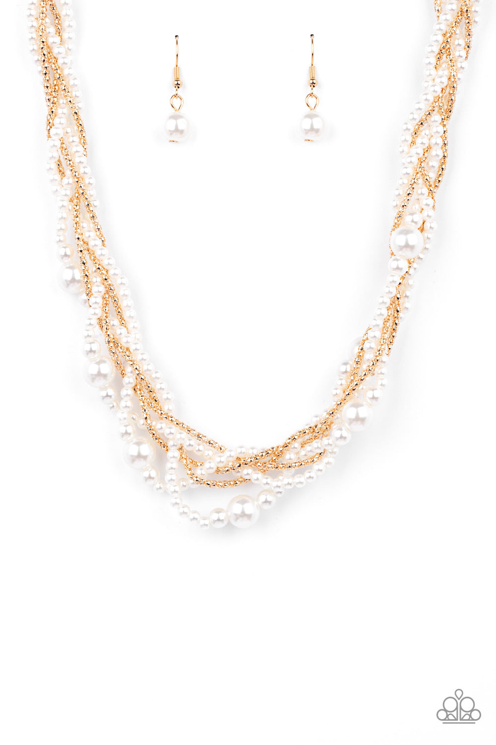 Paparazzi Necklaces - Royal Reminiscence - Gold