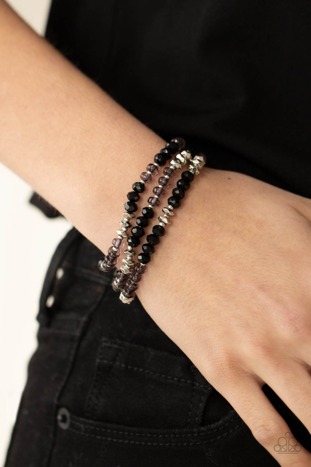 Paparazzi Bracelets - Stellar Strut - Black