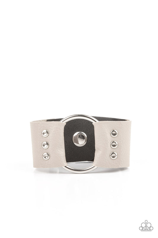 Paparazzi Urban Collection - Moto Mayhem - Silver - Wrap