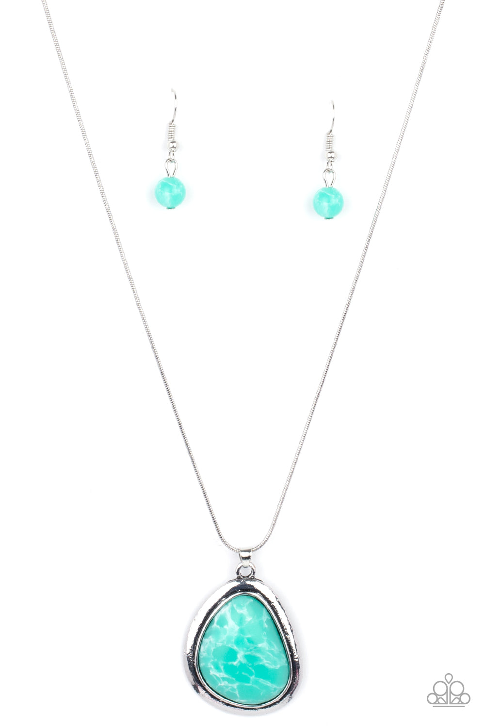 Paparazzi Necklaces - Canyon Oasis - Green