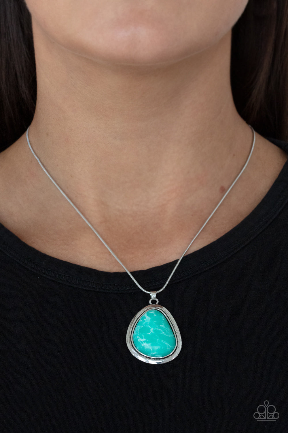 Paparazzi Necklaces - Canyon Oasis - Green