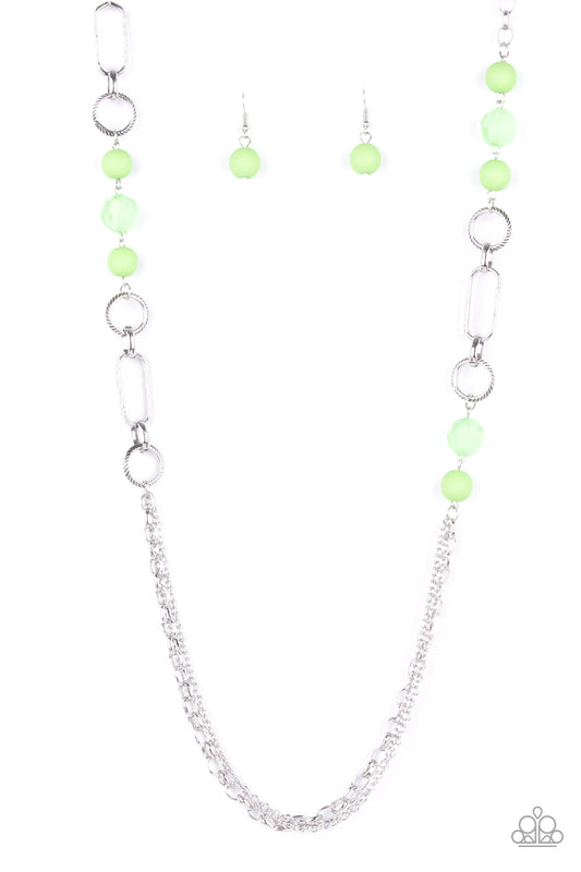 Paparazzi Necklaces - Pop - ular Opinion - Green