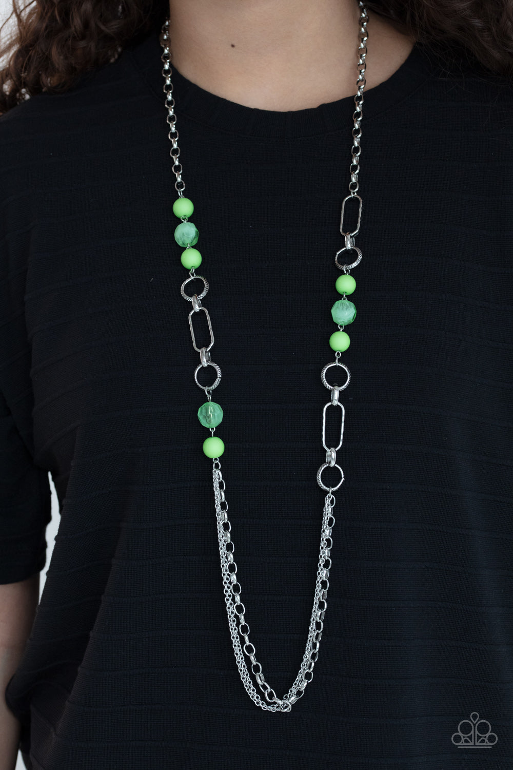 Paparazzi Necklaces - Pop - ular Opinion - Green