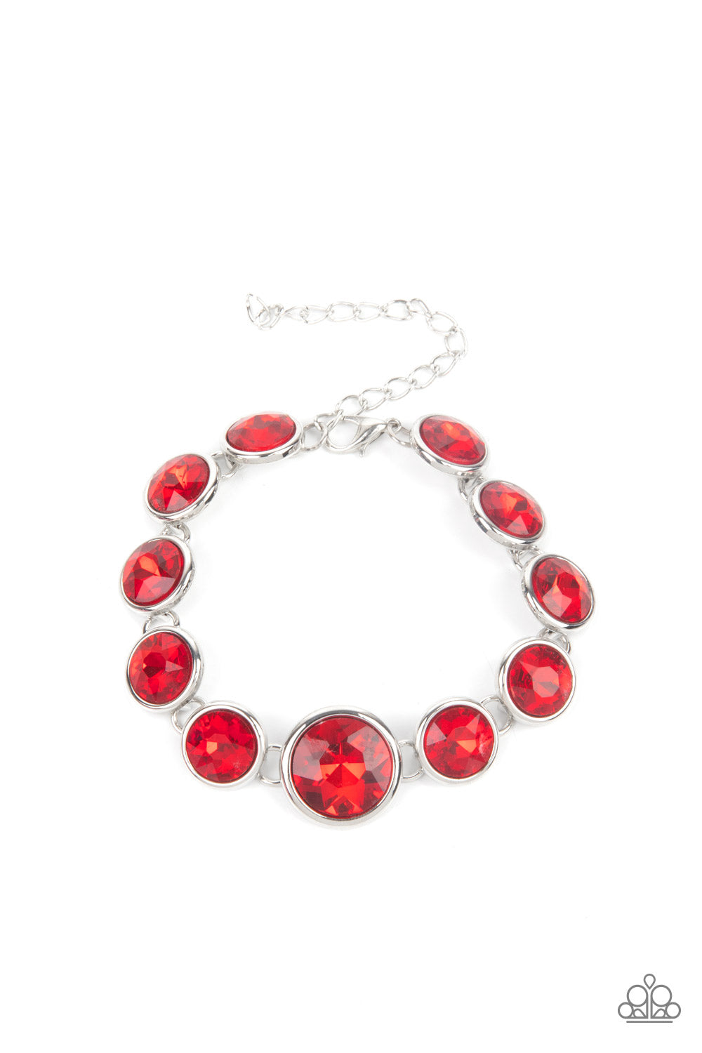 Paparazzi Bracelets - Lustrous Luminosity - Red